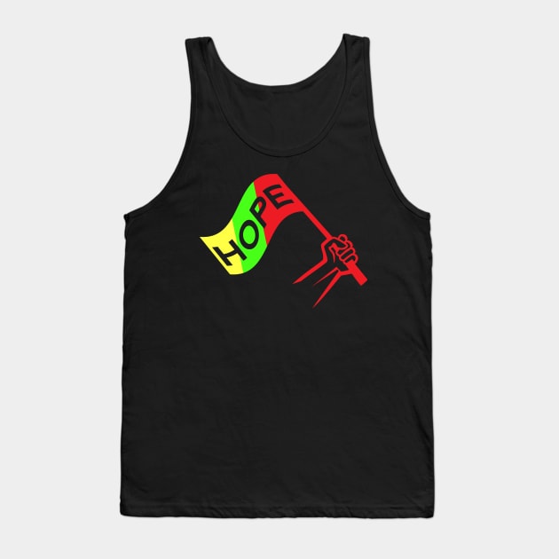 Colorful Flag of Hope Tank Top by jazzworldquest